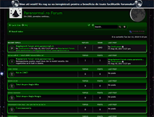 Tablet Screenshot of forum.paranormal.ro